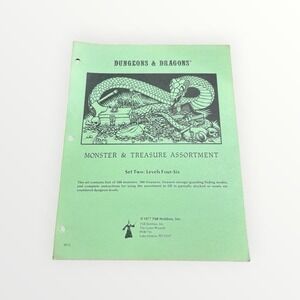 Dungeons & Dragons Monster & Treasure Assortment Set Two Levels 4-6 TSR D&D